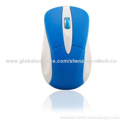 Wired 3D Optical Mouse, USB Port, Simple and Curve Appearance